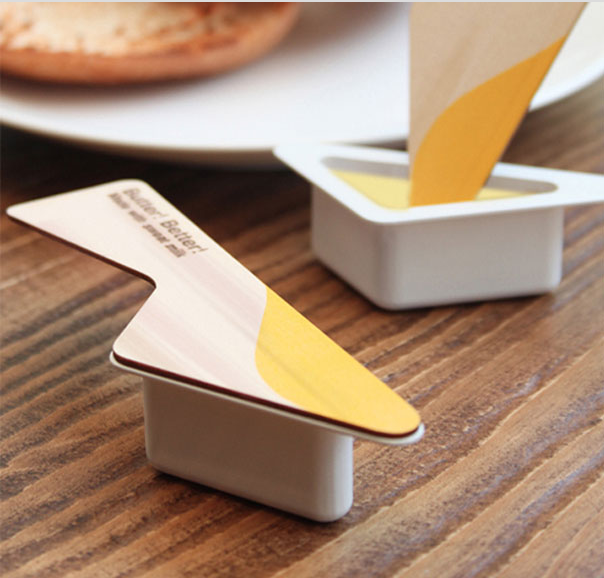 Clever butter packaging