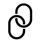 Chain link connection icon